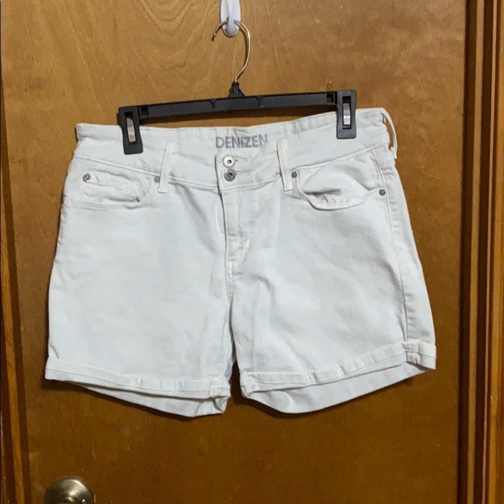 White Denizen Levi Shorts